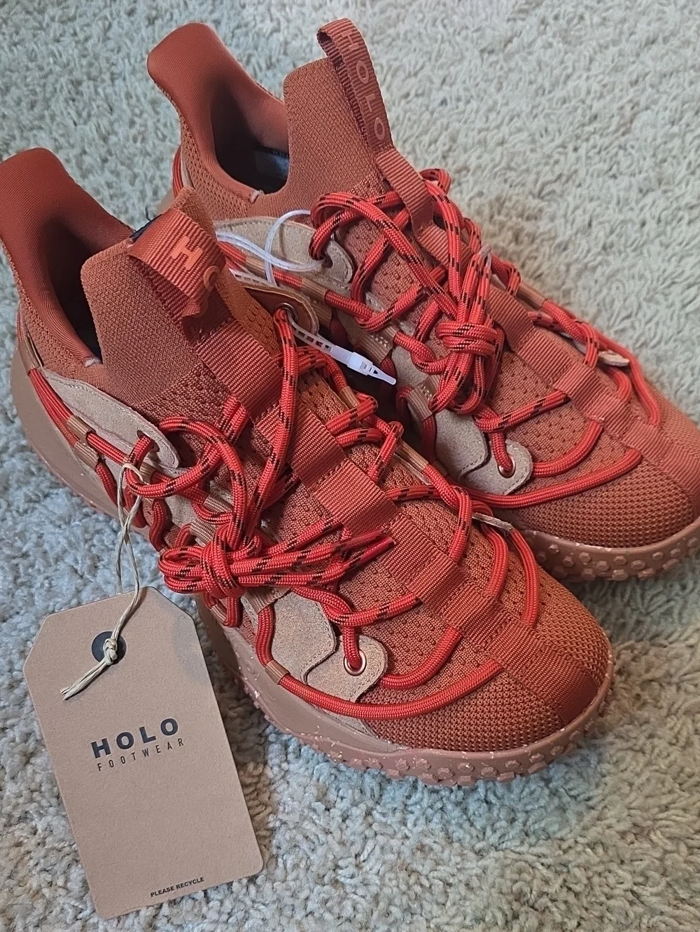HOLO Footwear Women’s Athletic Sneakers in Rust Size 10 NWT